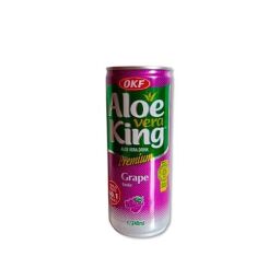 Aloe Vera drink King grape OKF 0,24l - plech